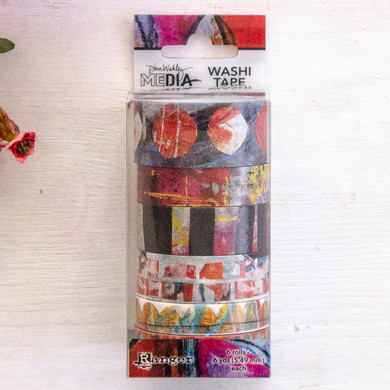 Dina Wakley Media Assorted Washi Tape — Graphic