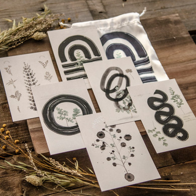 Ink Arches Postcard Set in Satin Gift Bag