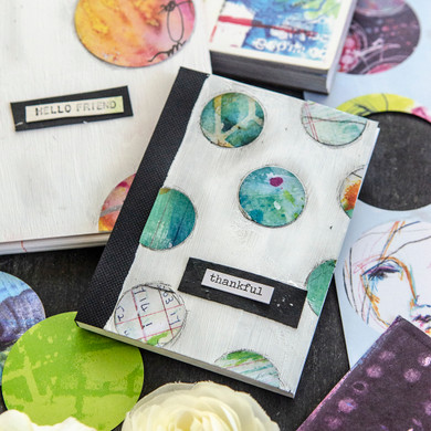 Giving School Supplies a Mixed-Media Makeover