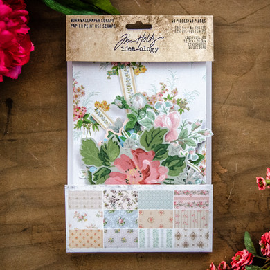 Tim Holtz Idea-ology Worn Wallpaper Scraps