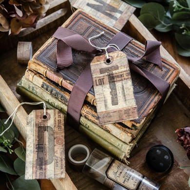 Washi-Wrapped Tags Project