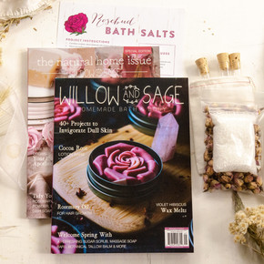 Willow and Sage Natural Rosebud Salts DIY Bundle Willow and Sage Natural Rosebud Salts DIY Bundle