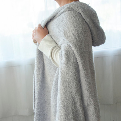 Hooded Wrap - Smoke