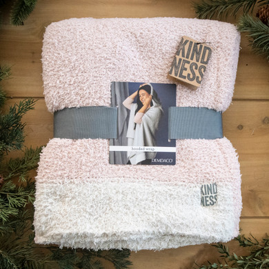 Hooded Wrap - Rose Cloud