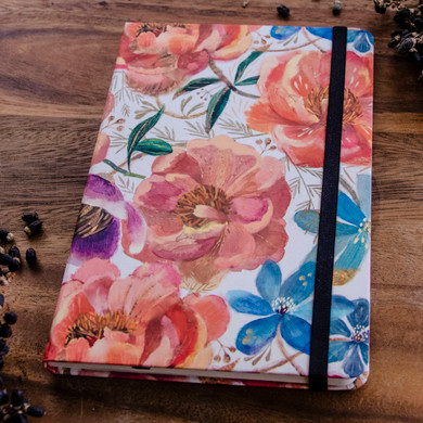 Heavenly Flowers Hard Cover Journal