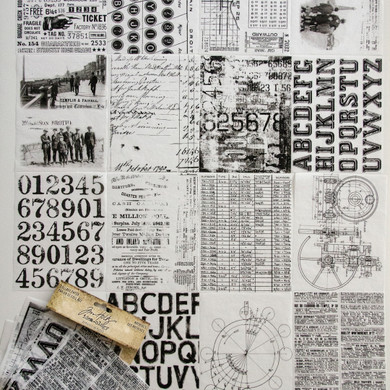 Tim Holtz Idea-ology Collage Paper Archives