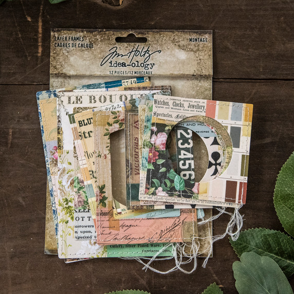 Tim Holtz Idea-ology Montage Collage Layer Frames