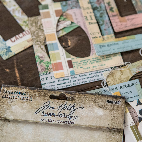 Tim Holtz Idea-ology Montage Collage Layer Frames
