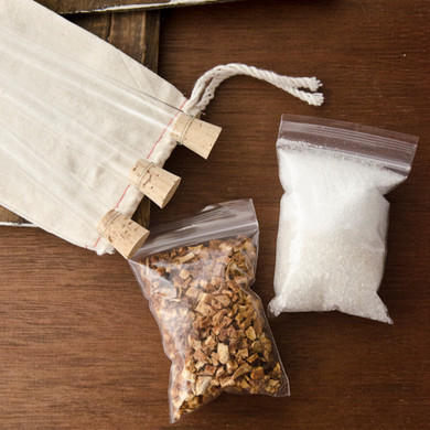 Orange Peel Bath Salts Vials