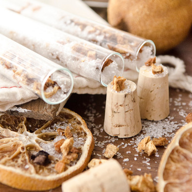 Orange Peel Bath Salts Vials