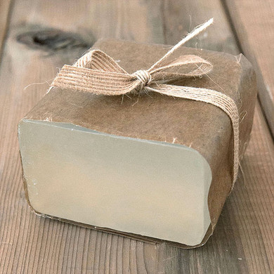 Aloe Vera Soap Base (1 lb Wrapped Bar)