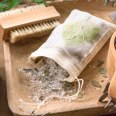 DIY Eucalyptus Bath Salts