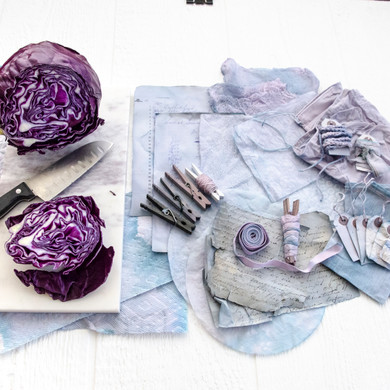 Naturally Dyed Bath Bomb Packaging 