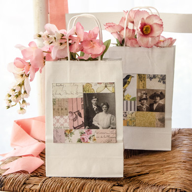 Patchwork Paper Gift Bags