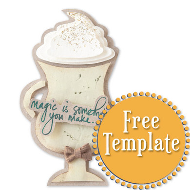 Latte Glass Template